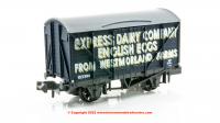 NR-P133 Peco Standard Box Van number 153398 in Express Dairy Company English Eggs livery